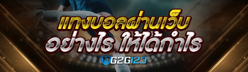 แทงบอลผ่านเว็บอย่างไร ให้ได้กำไร